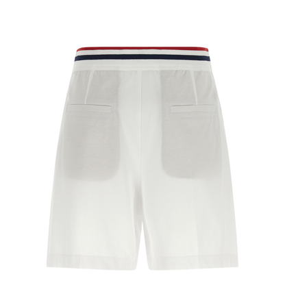 Elasticated-Waist Shorts White - Image 2