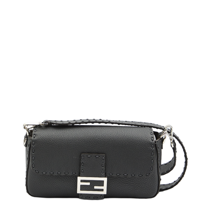 Baguette Bag in Gray Selleria Leather - Image 1