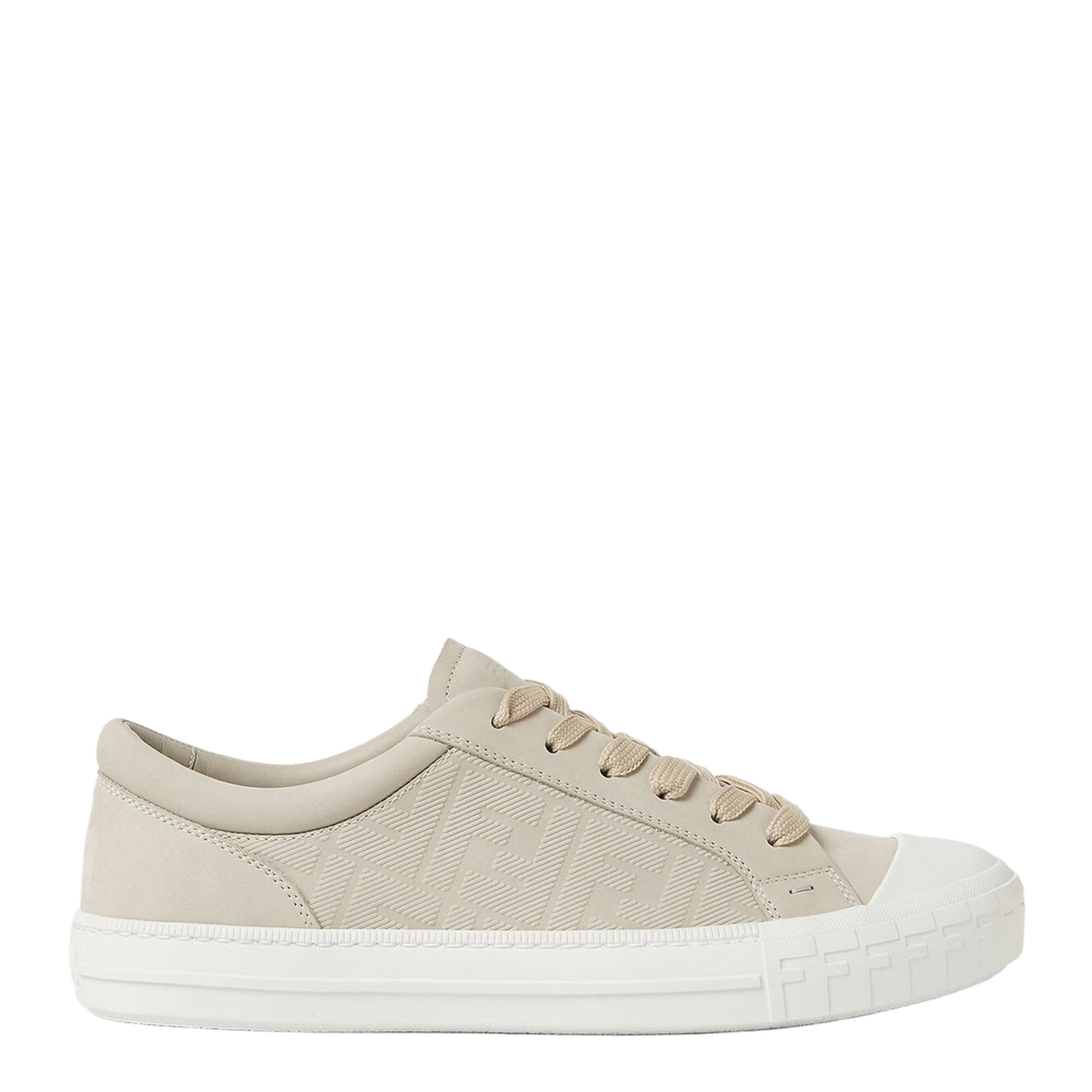 Flow Trainers Leather Beige - Image 1