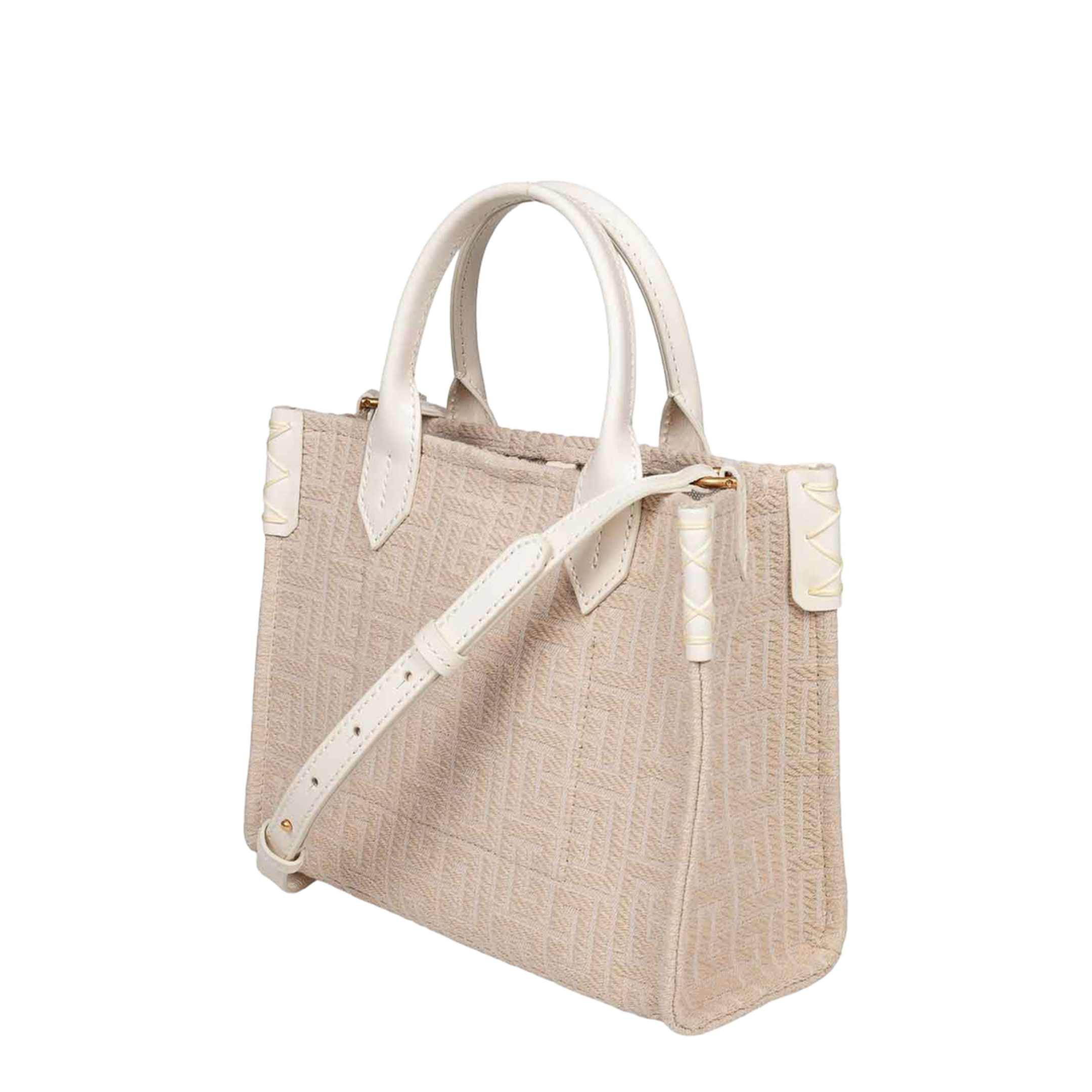 B-Army Small Monogrammed Canvas and Leather Tote Bag - Image 3