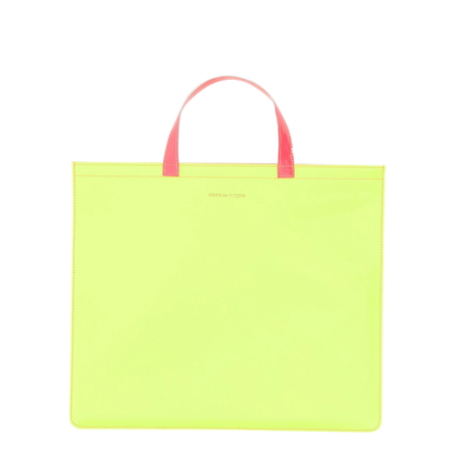 Super Fluo Leather Tote Bag - Image 2