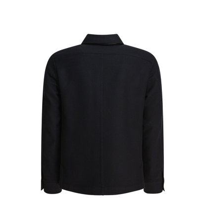 Wool And Silk Overshirt Jacket - Image 2