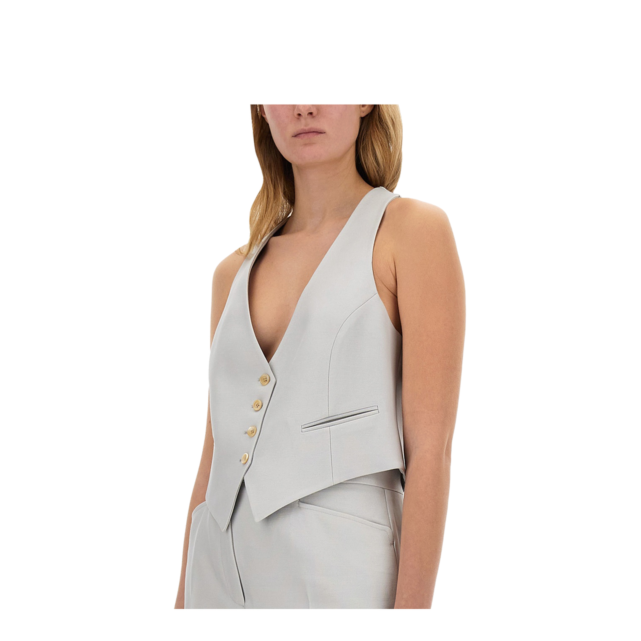 Silk Wool Vest - Image 4