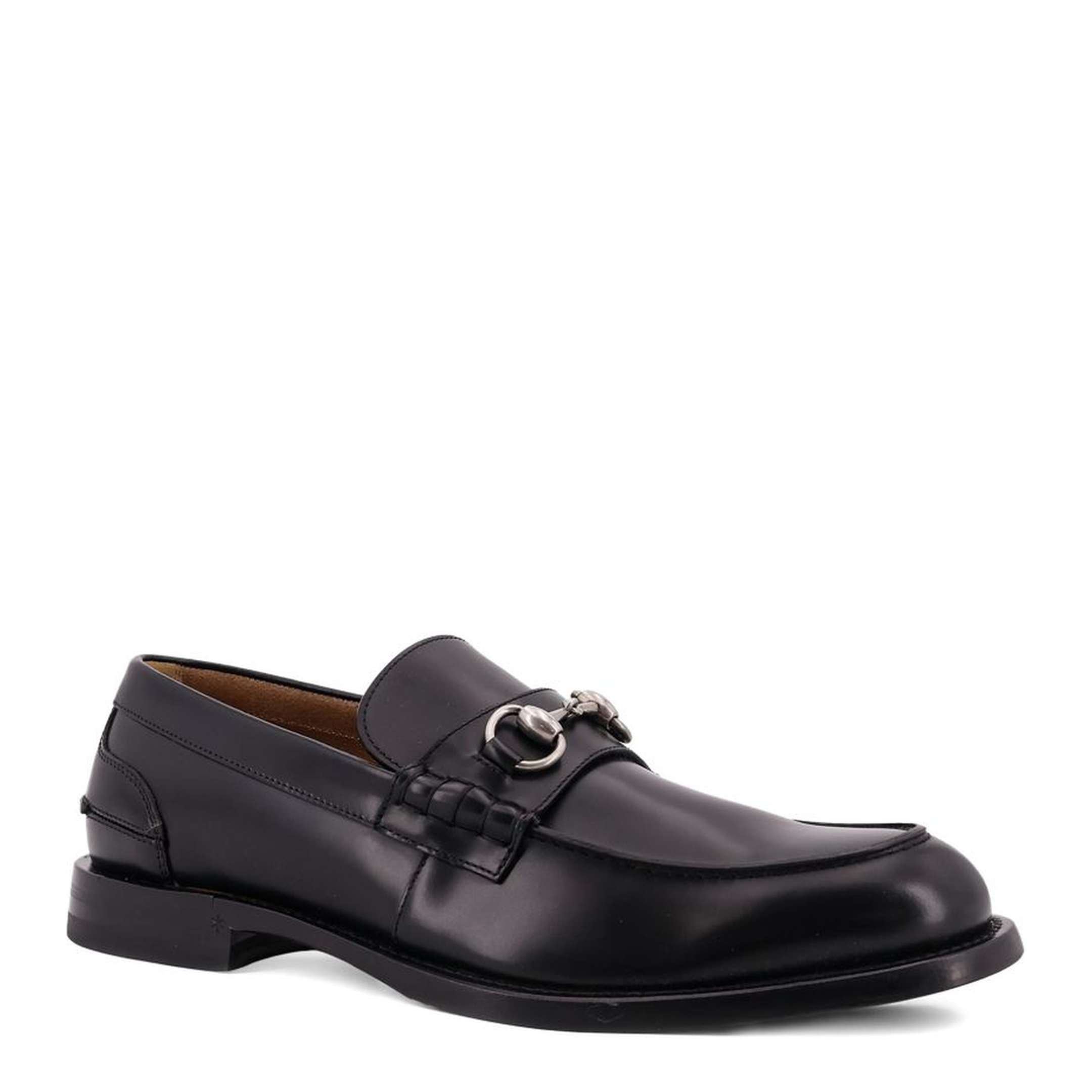 Loafer with Horsebit in Black Leather - Image 3