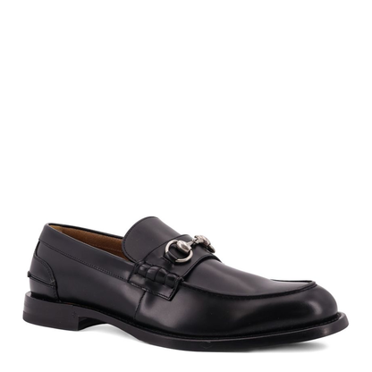 Loafer with Horsebit in Black Leather - Image 3