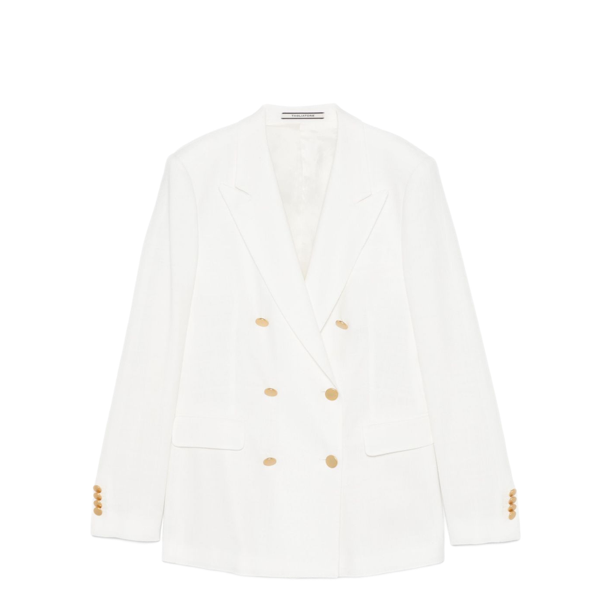 Double Breasted Jacket White - Image 1