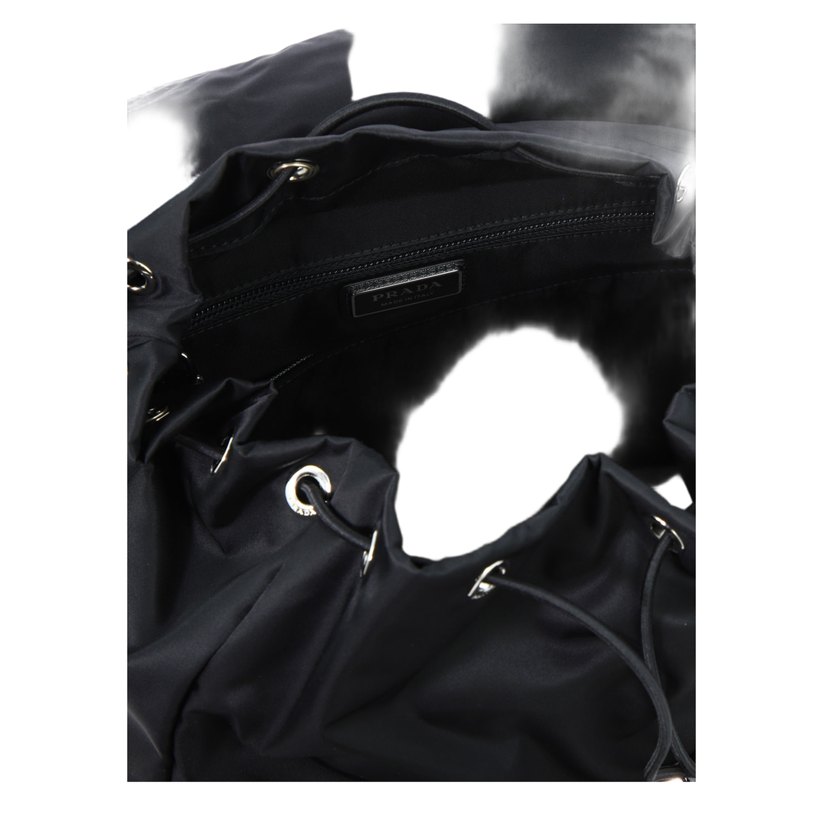 Prada Re-Nylon and Saffiano Backpack - Image 5
