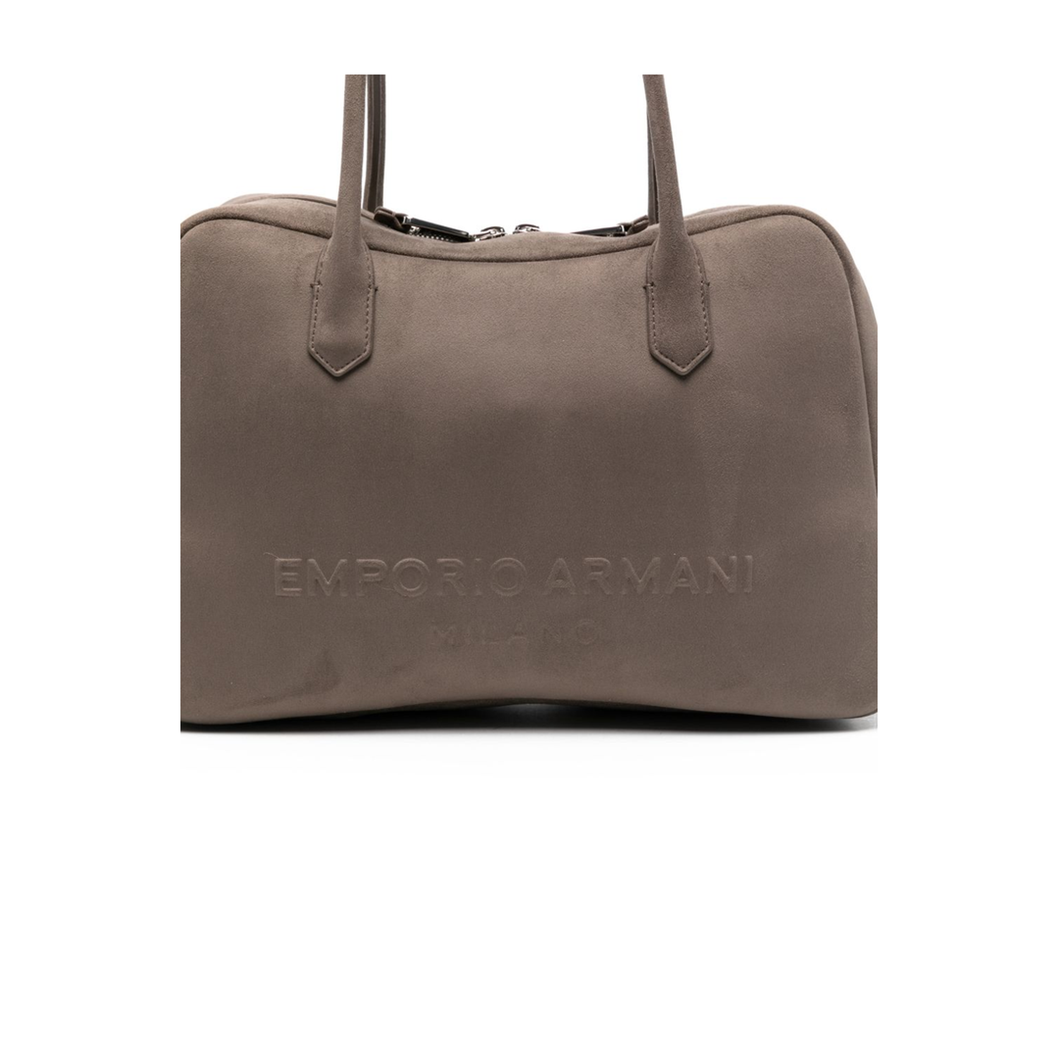 Eagle Club Capsule Collection Medium Brushed Cow Leather Shoulder Bag - Taupe - Image 5