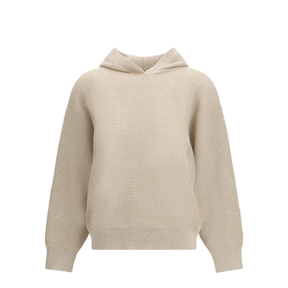 Sparkling Net Cotton Hooded Sweatshirt - Image 1