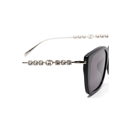Black Rectangle Frame Sunglasses - Image 2
