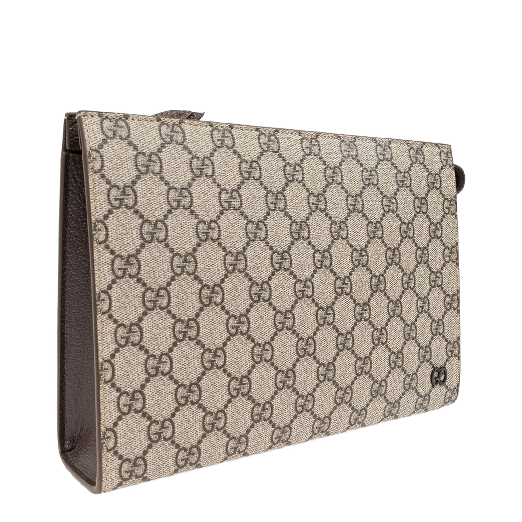 Brown Trim Small Pouch (GG Supreme) - Image 3