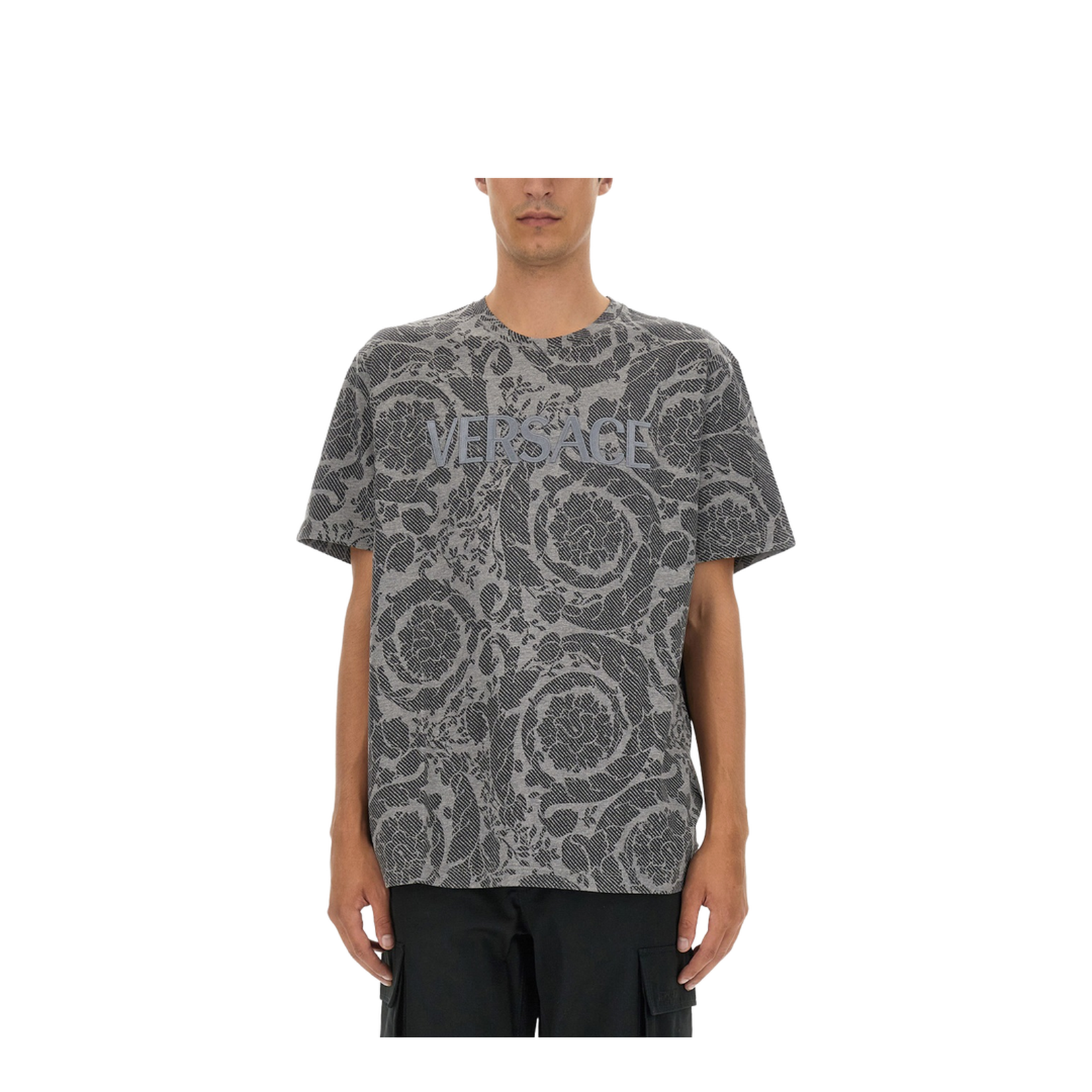 Silhouette Baroque Logo T-Shirt - Image 1