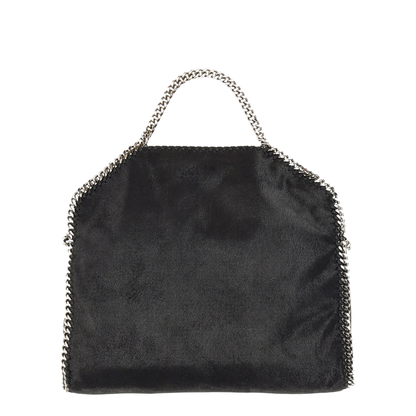 Falabella Fold-Over Shaggy Deer Tote Bag - Black - Image 8