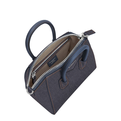 Mini Antigona Bag in Denim - Image 4