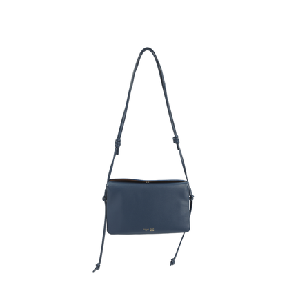 Trio Small Lambskin Shoulder Bag - Light Graphite - Image 8
