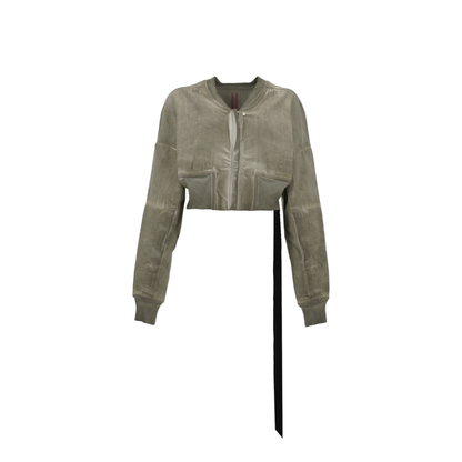 Denim Flight Bomber Jacket - Image 1
