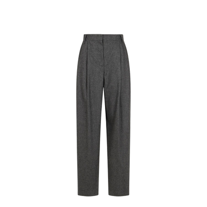 Wool Checked Trousers - Image 1