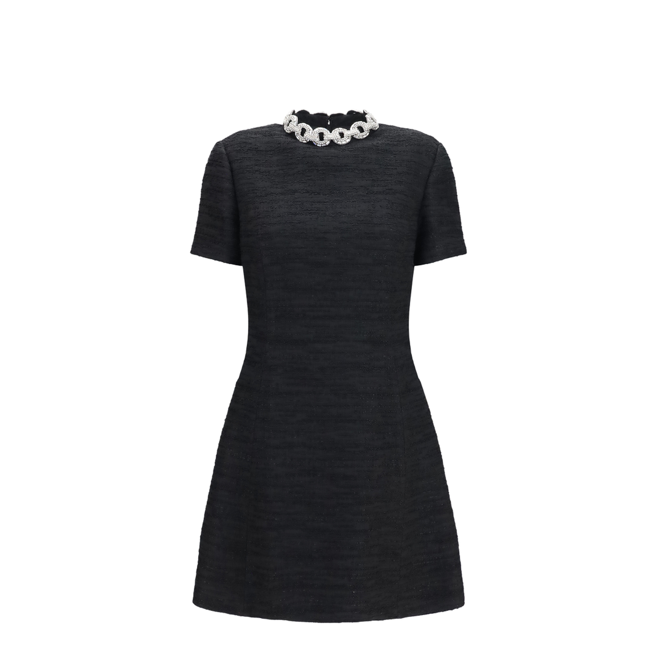 Embroidered Mini Dress - Image 1