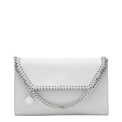 Pearl Grey Falabella Shoulder Wallet Bag - Image 1