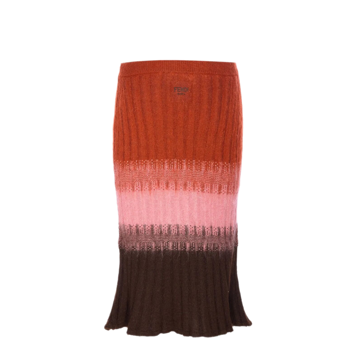 Multicoloured Mohair and Wool Skirt - Image 2