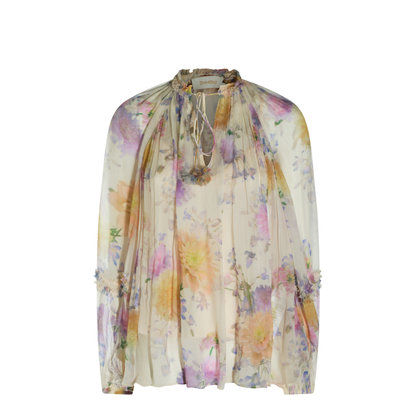 Luna Ruffle Floral Blouse - Image 6