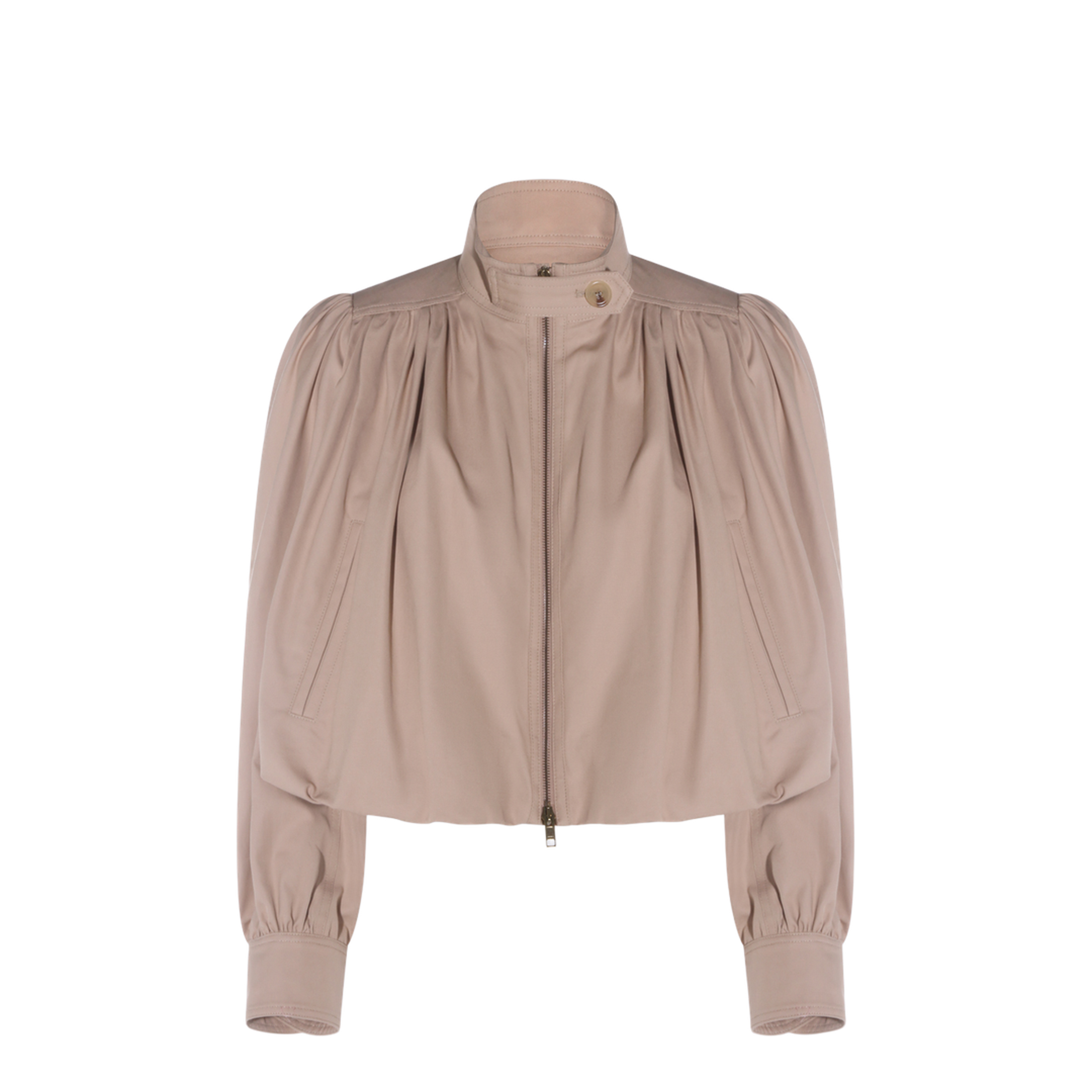 Curled Boule Cotton Jacket - Image 2