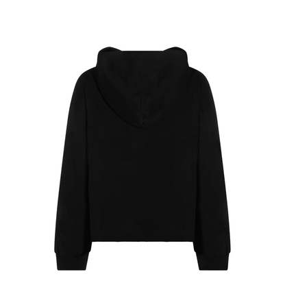 Black Cotton Hoodie - Image 3