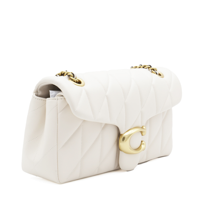 Tabby Nappa Leather Shoulder Bag - Chalk - Image 4