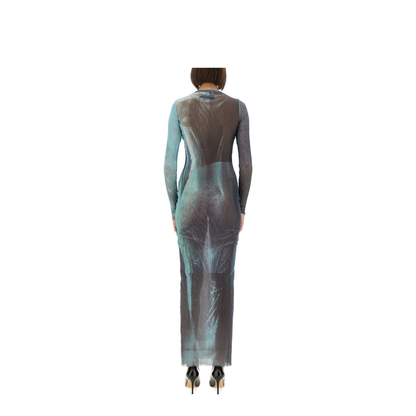Mesh Long Dress - Image 3