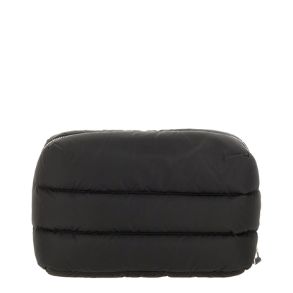 Caradoc Beauty Case in Quilted Black Nylon - Image 3