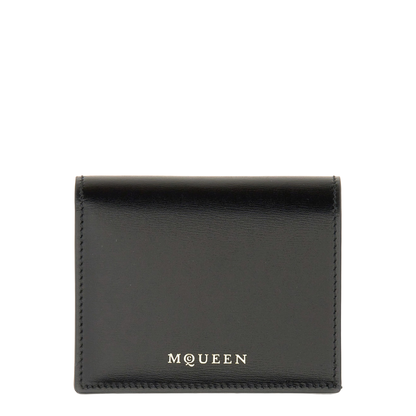 Leather Wallet with Printed Logo - Image 1