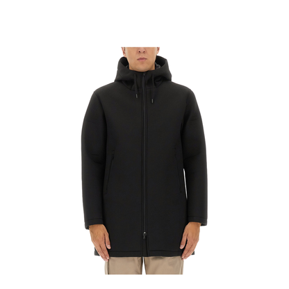 Long Parka in Three Layers Scuba - Image 1