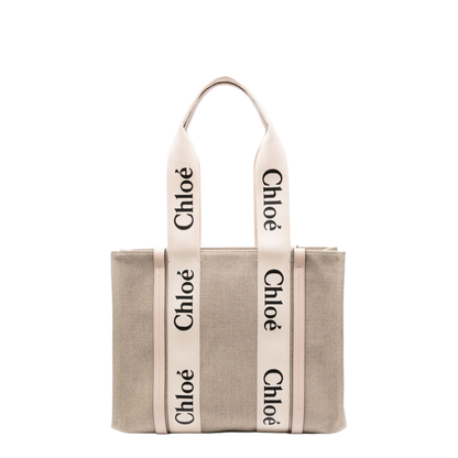 Woody Tote Bag in Linen - Image 1
