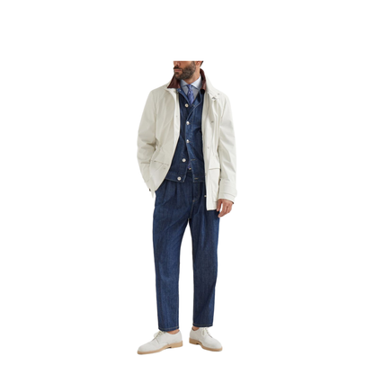 Twisted Denim Cotton Jeans - Image 3