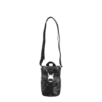 GG Canvas Mini Canvas Crossbody - Black/Grey Camouflage - Image 1