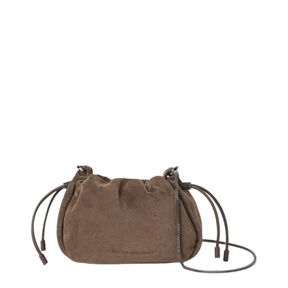 Suede Leather Shoulder Bag - Image 5