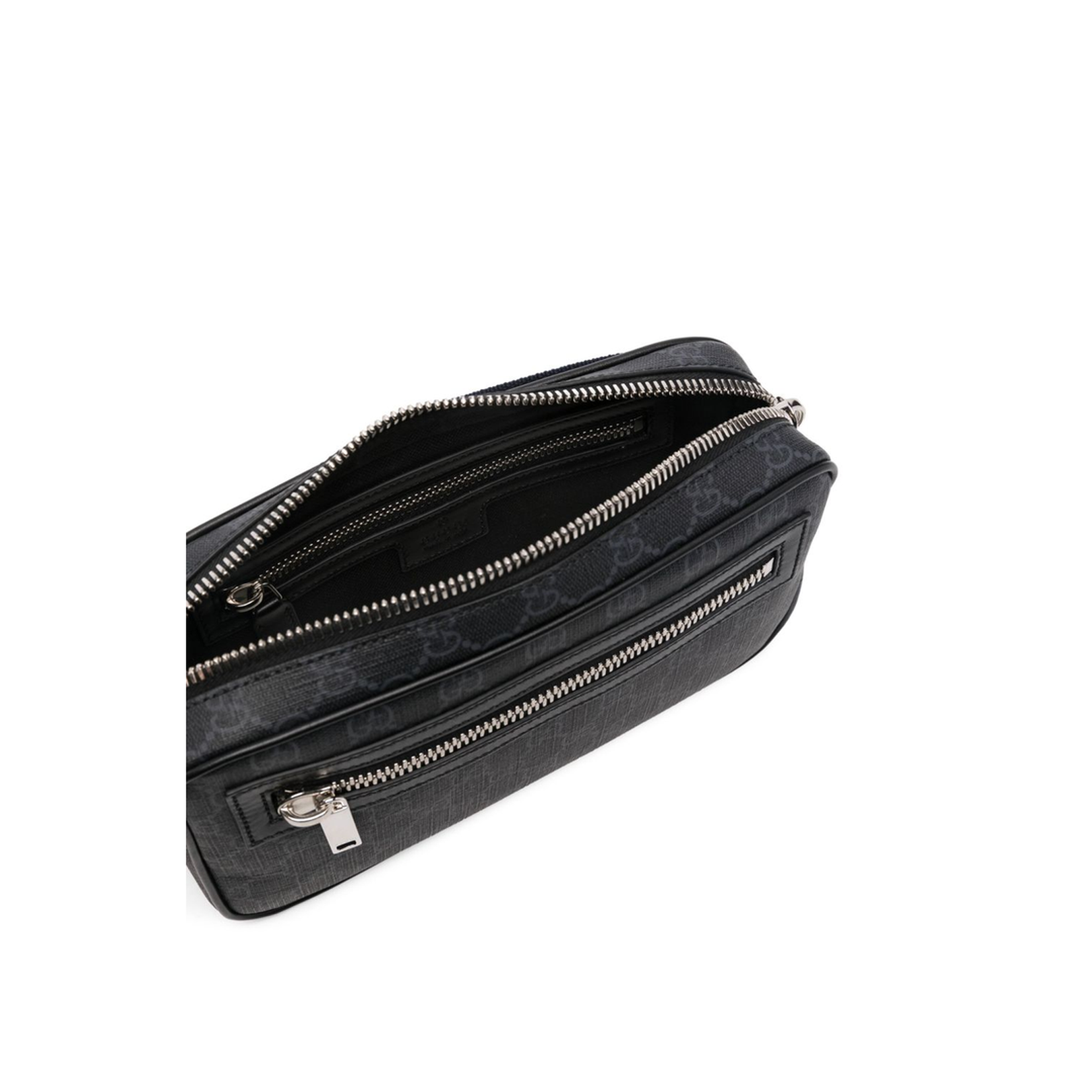 GG Black Canvas Sling Backpack - Black - Image 2