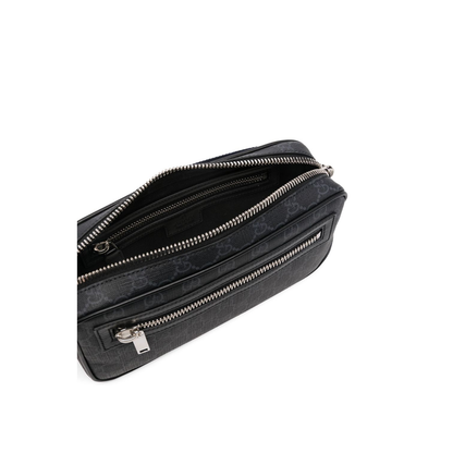 GG Black Canvas Sling Backpack - Black - Image 2