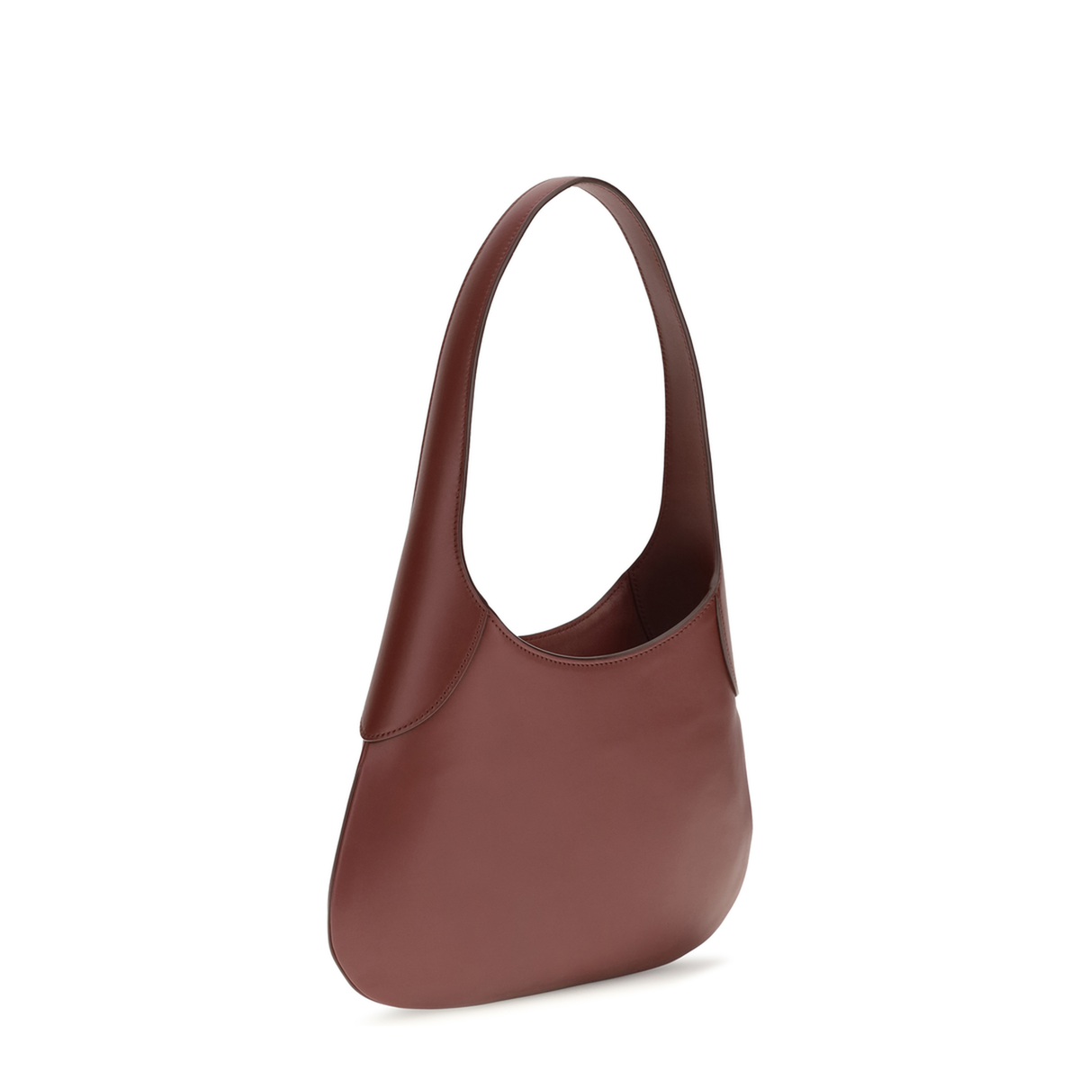 Joan Hobo Large Calfskin Shoulder Bag - Oxblood - Image 3