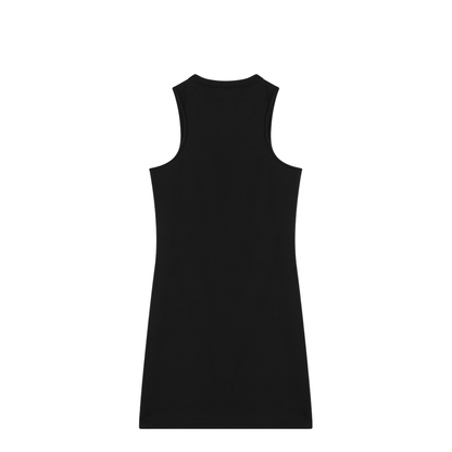 Black Mini Dress with Logo - Image 2