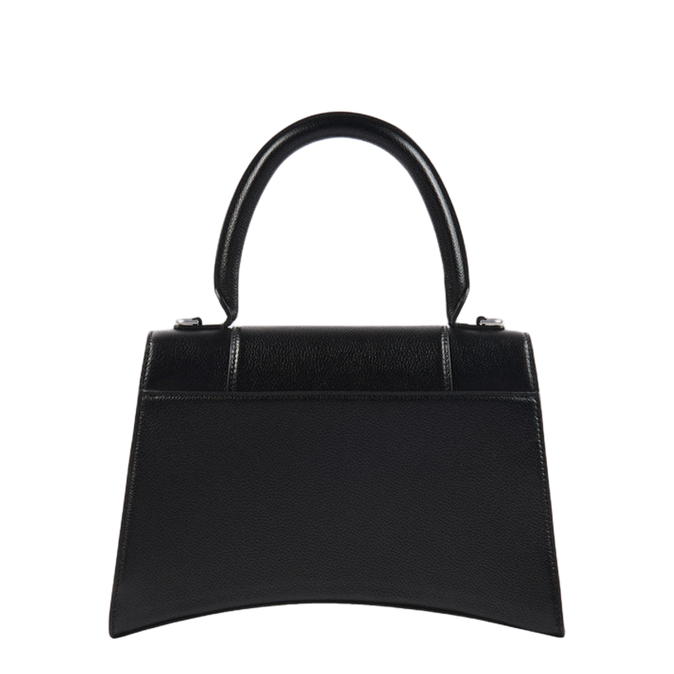 Hourglass Top Handle Bag in Black - Image 5