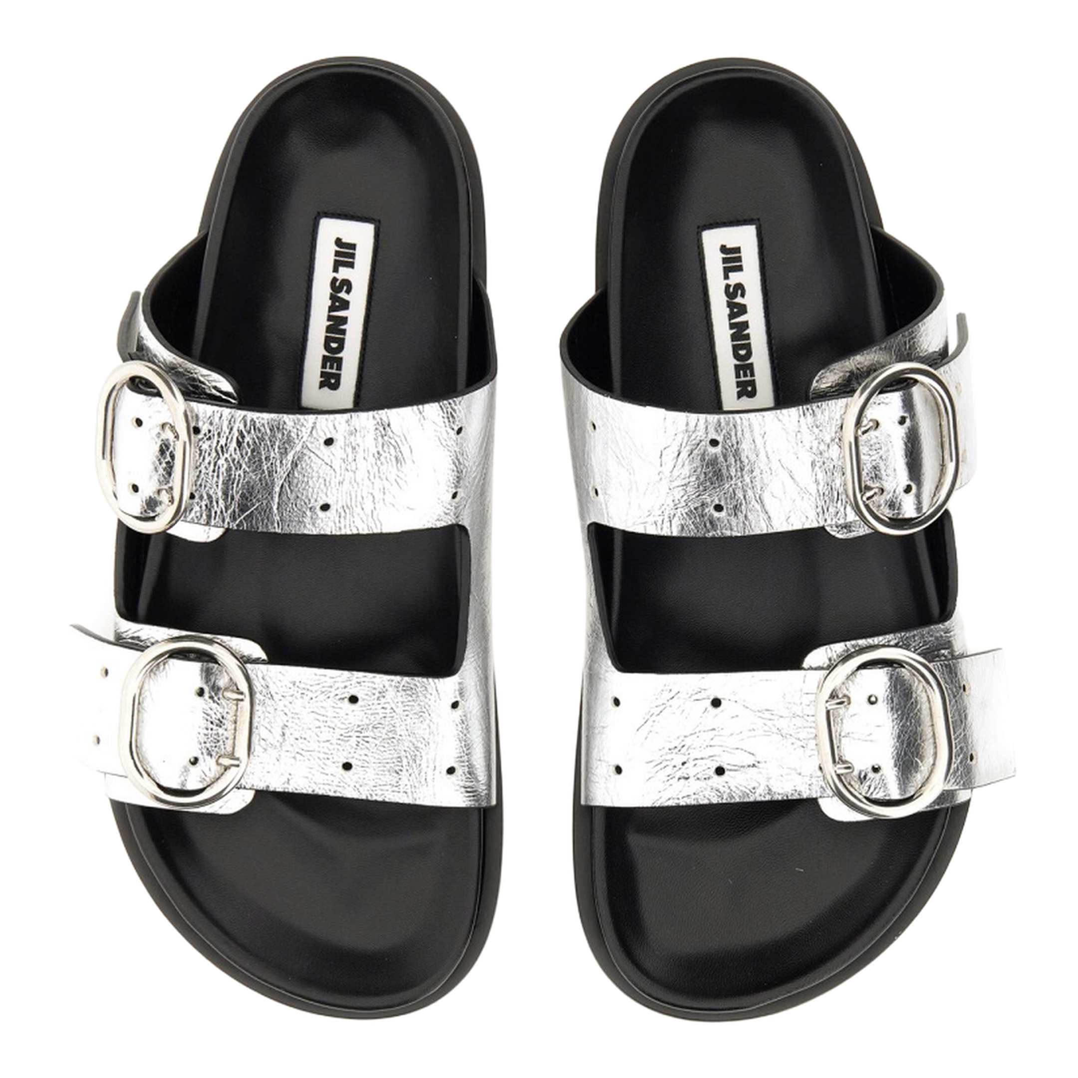 Leather Sandal with Buckle - Image 5