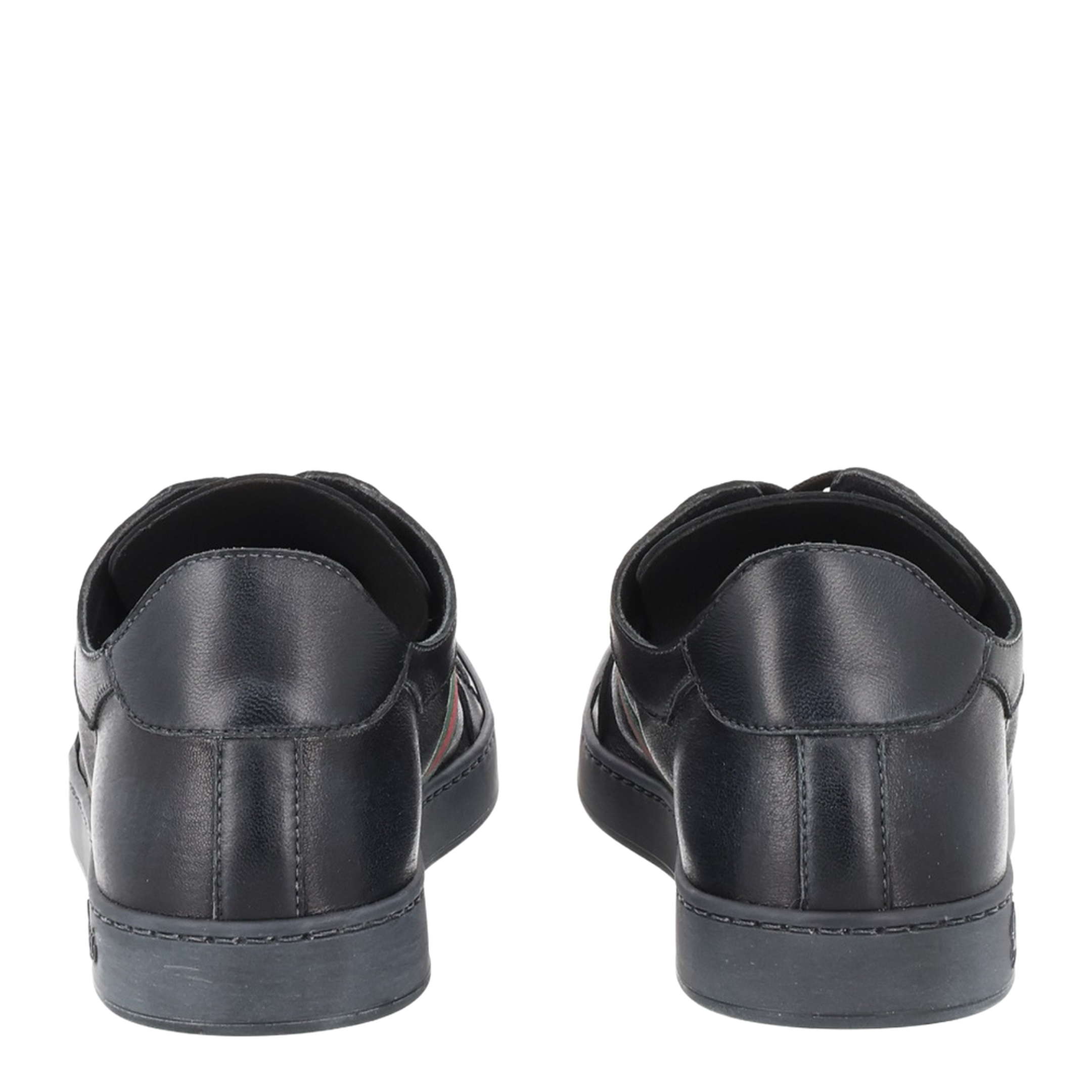 Stretch Leather Effect Sneaker - Image 4
