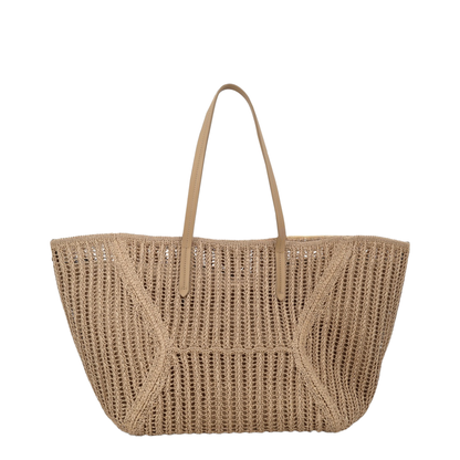 BC Duo Raffia Tote - Beige - Image 2