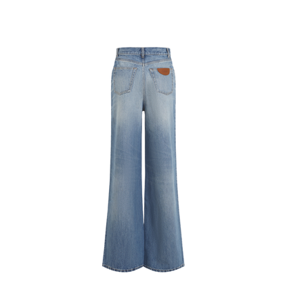 High-Rise Wide-Leg Jeans - Image 4