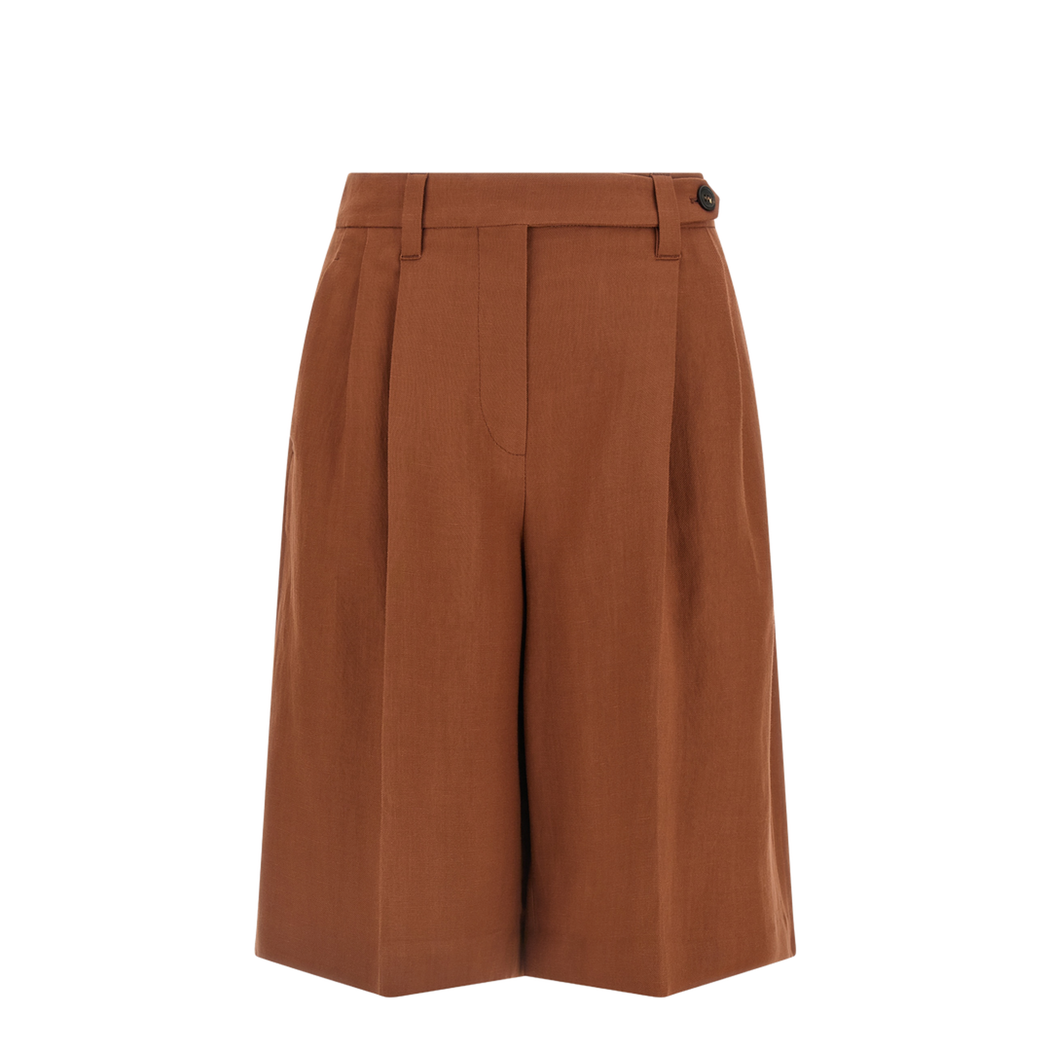 Sartorial Bermuda Shorts Brown - Image 1