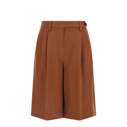 Sartorial Bermuda Shorts Brown - Image 1
