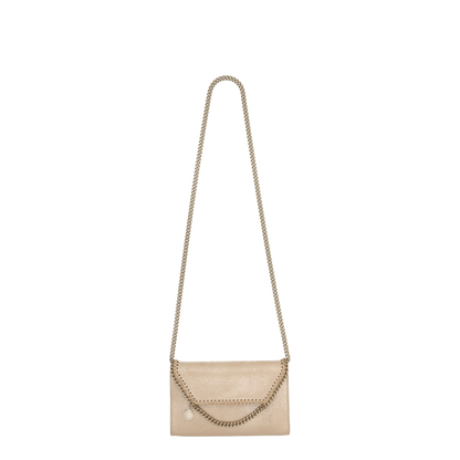 Falabella Polyester Wallet On Chain - Gold - Image 1