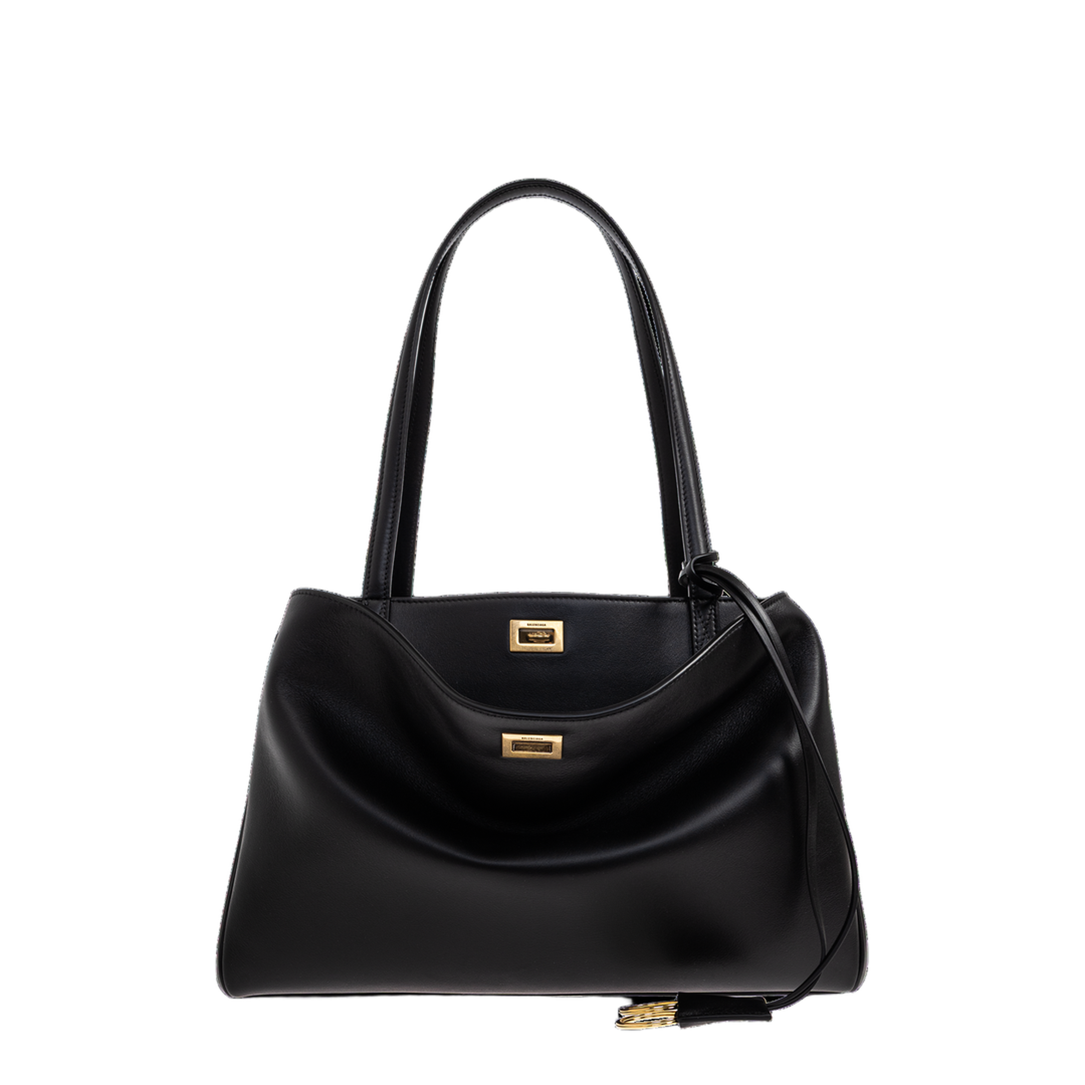 Rodeo Small Calfskin Tote Bag - Black - Image 1