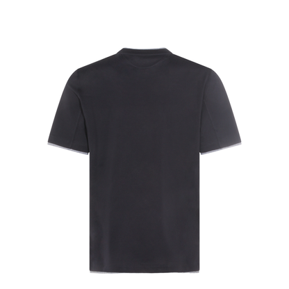 Men's Crew-Neck T-Shirt Dark Blue - Image 3